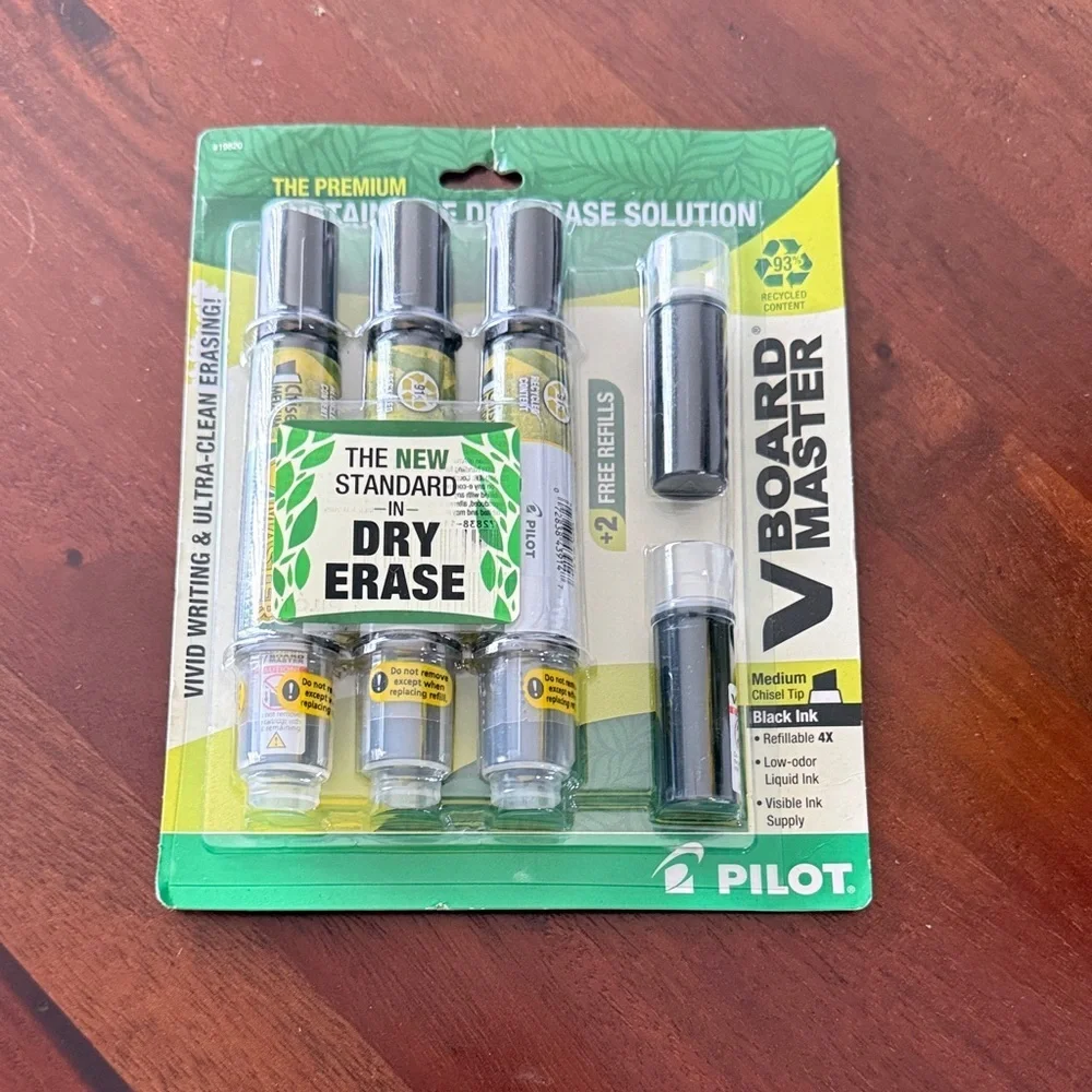 V Board Master Dry Erase Markers - Black